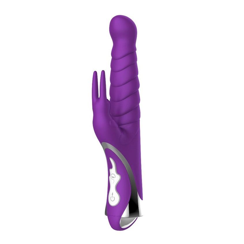Material:Silicone+ABS
Features:10 Frequency Vibration, W... Chisa - Ripple Rabbit - Purple photo-2