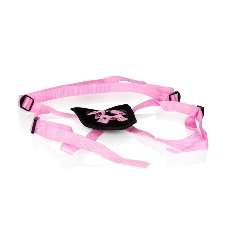 Penetrate your partner no matter what your gender with the r... CEN - Shane's World Harness with Stud - Pink photo-9