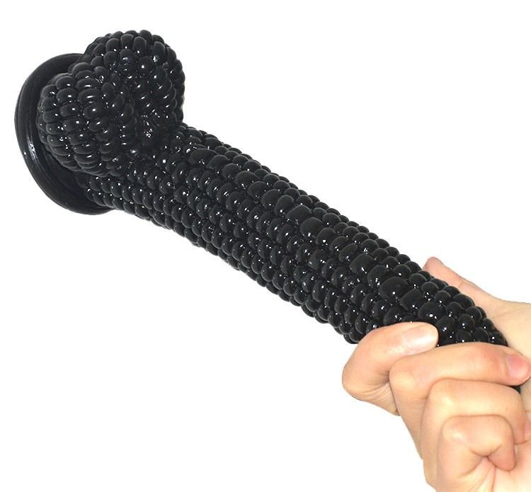 FAAK - Corn Shape Dildo - Black photo-4
