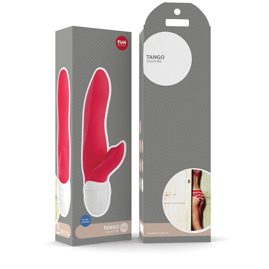 The battery operated TANGO invites users to a hot and heavy ... Fun Factory - Vibe Tango - Vanilla/India Red photo-9