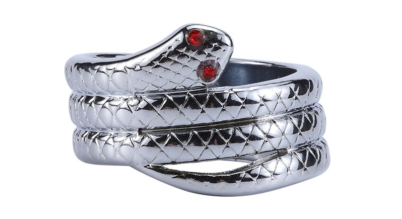 Snake-shaped metal cock ring
∅: 30mm
Stainless steel MT - Snake Cock Ring 30mm - Silver photo-2