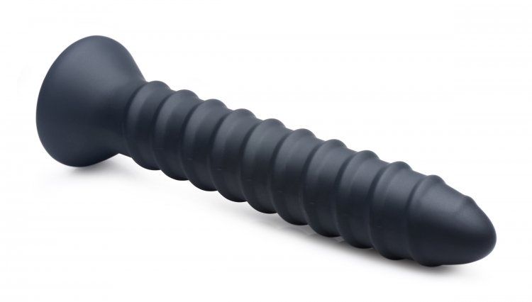 Master Series Power Screw 10X Spiral Silicone Vibrator STD S... Master Series - Power Screw 10X Spiral Vibe - Black photo-3