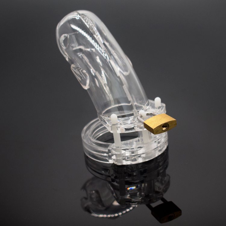 Whale head chastity cage
Total high: 130mm
Cage high: 116m... FAAK - Long Whale Chastity Cage - Clear photo-5
