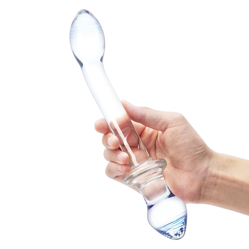 Glas - 9.5" Double Play Dual-Ended Dildo photo-2