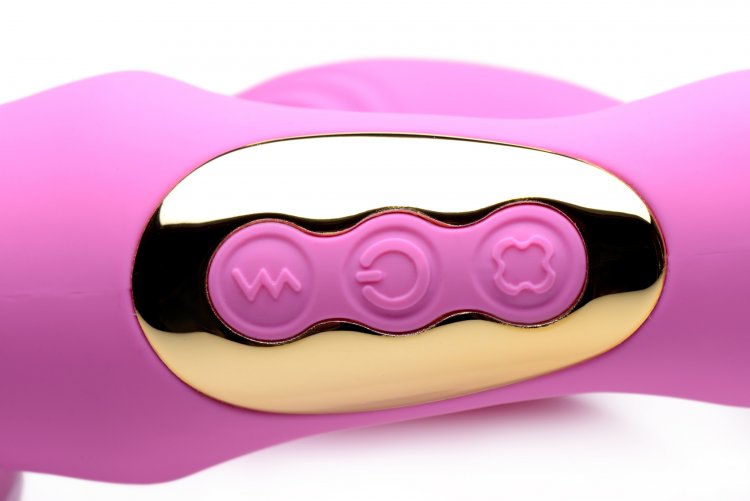 Indulge in incredible G-spot pulsing pleasure when you equip... Strap U - 15X U-Pulse Strapless Strap-on - Pink photo-6