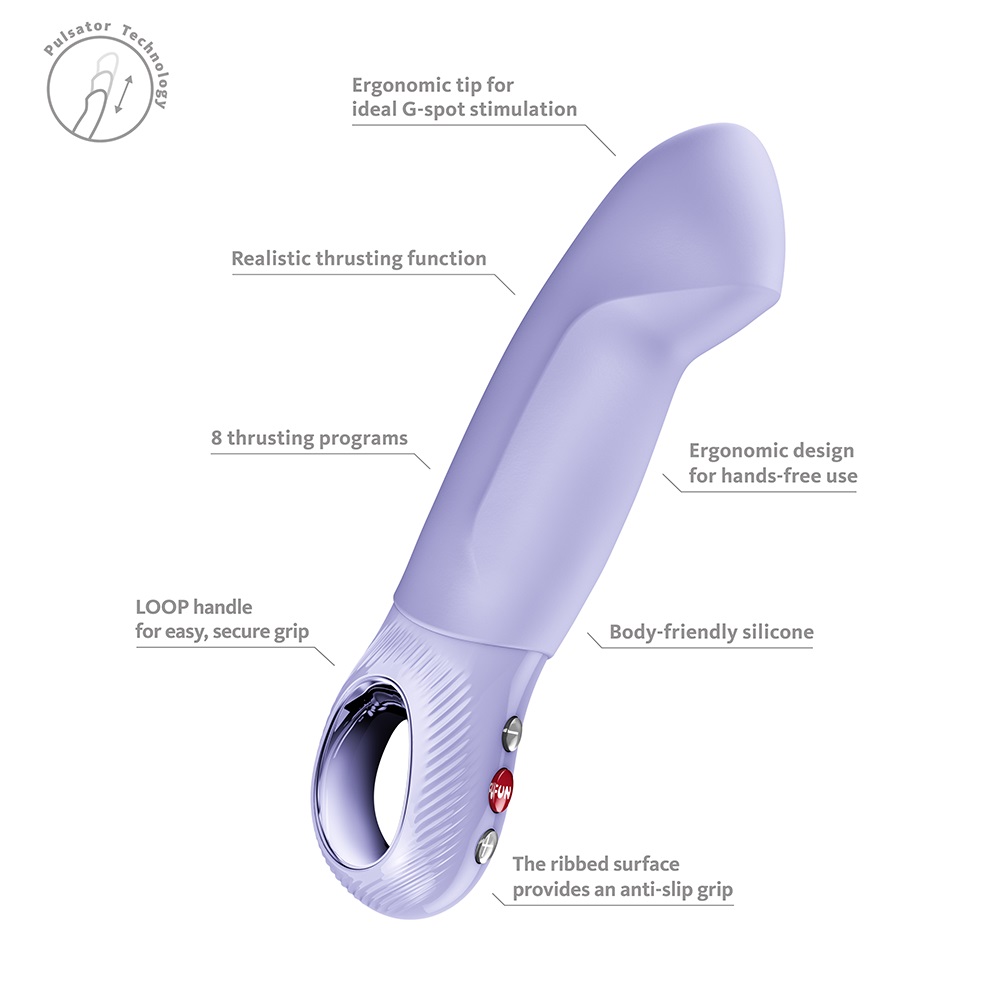 Fun Factory - Stronic G Forte 抽插式脉冲震动器 - 紫色 照片-3