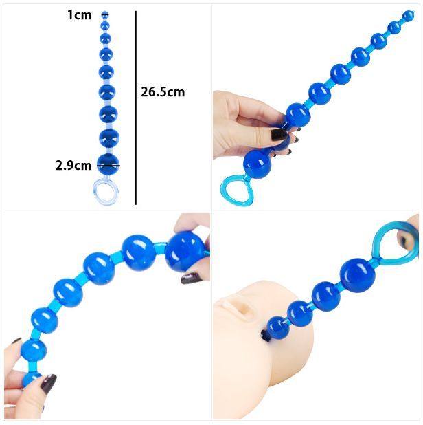 9 connected anal beads!
Easy to enter and hard stimulation
B... A-One - Nine Pop Bead Pink photo-7
