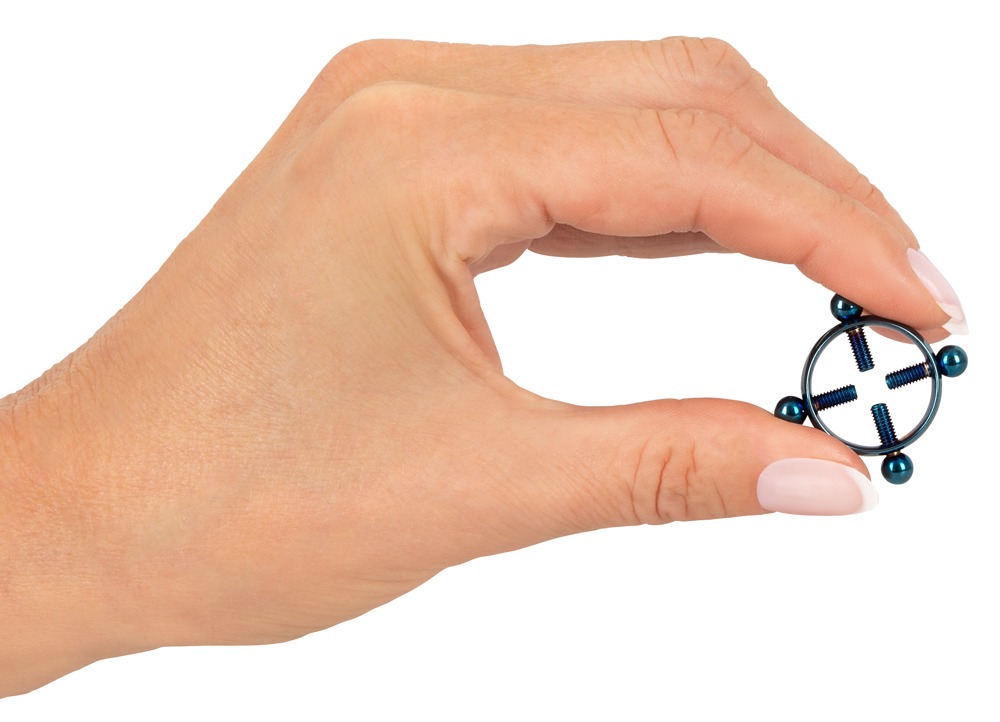 Bad Kitty - Screws Nipple Clamps - Black 照片-2