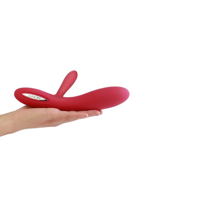 Lester has a SVAKOM intelligent mode which highly imitates t... SVAKOM - Lester Heating Rabbit - Wine Red photo-2