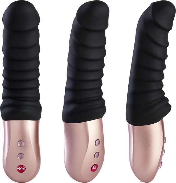The SEMILINO is a distinctively shaped MiniVIBRATOR that uni... Fun Factory - Vibe Semilino - Black photo-3