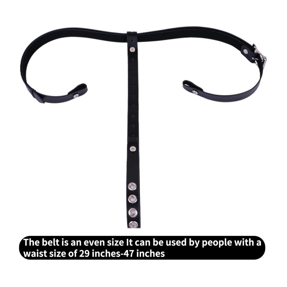 Material: Platinum silicone
Insert length: 4.9cm
Inner leng... FAAK - Sissy Chastity Cage w Belt - Black photo-13