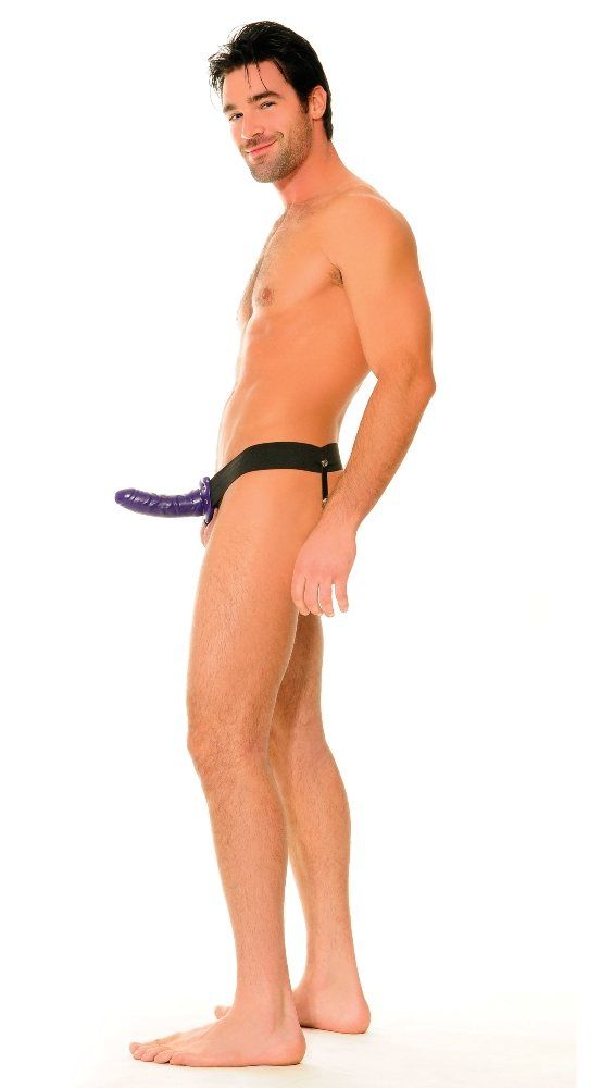 Here is the perfect strap-on for the both of you. Perfect fo... Fetish Fantasy - Hollow Strap-On - Purple photo-4