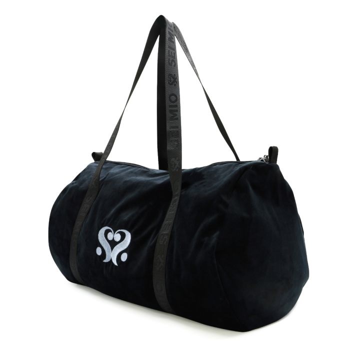 Sei Mio - Velvet Duffle Bag - Black photo-2