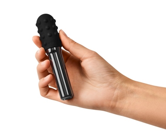 Rechargeable Vibrator With Silicone Textured Ring
Take your... Le Wand - Grand Bullet - Black photo-2