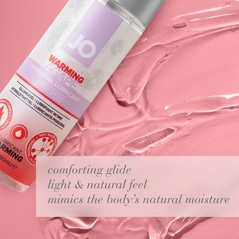 JO Agape is our carefully pH balanced, water-based lubricant... JO - Agape Warming Lubricant - 60ml photo-2
