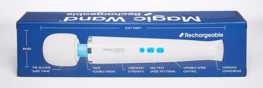 The Magic Wand Rechargeable pleases with the same, strong, p... Magic Wand - Rechargeable Massager - White photo-7