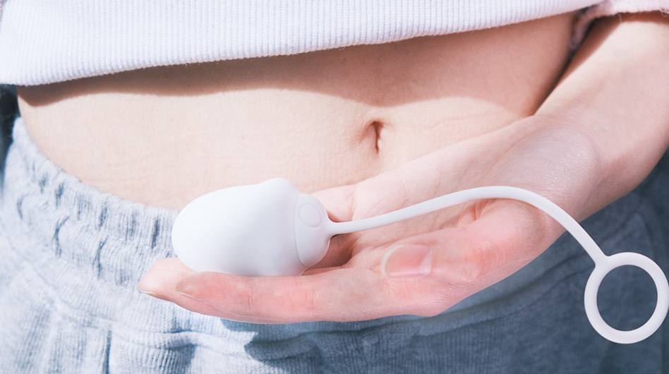 Wireless vibro egg with skin friendly touch feeling, smooth ... Drywell - Scarlett Vibro Egg - White photo-9
