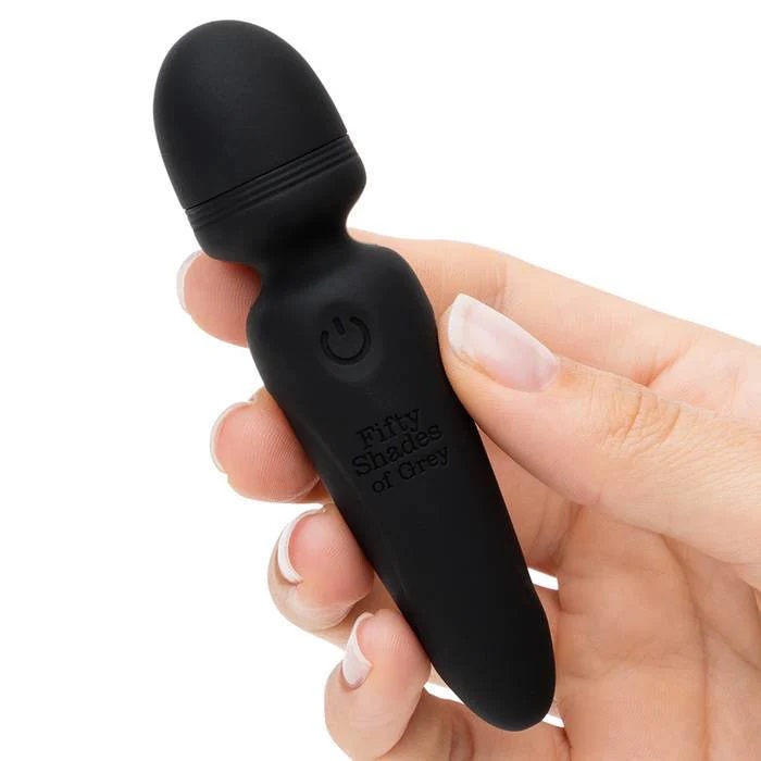 Fifty Shades of Grey - Sensation Mini Wand Vibrator - Black photo-2