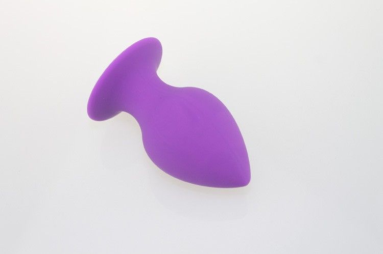 MT - Silicone Anal Plug 65x42mm - Purple photo-2