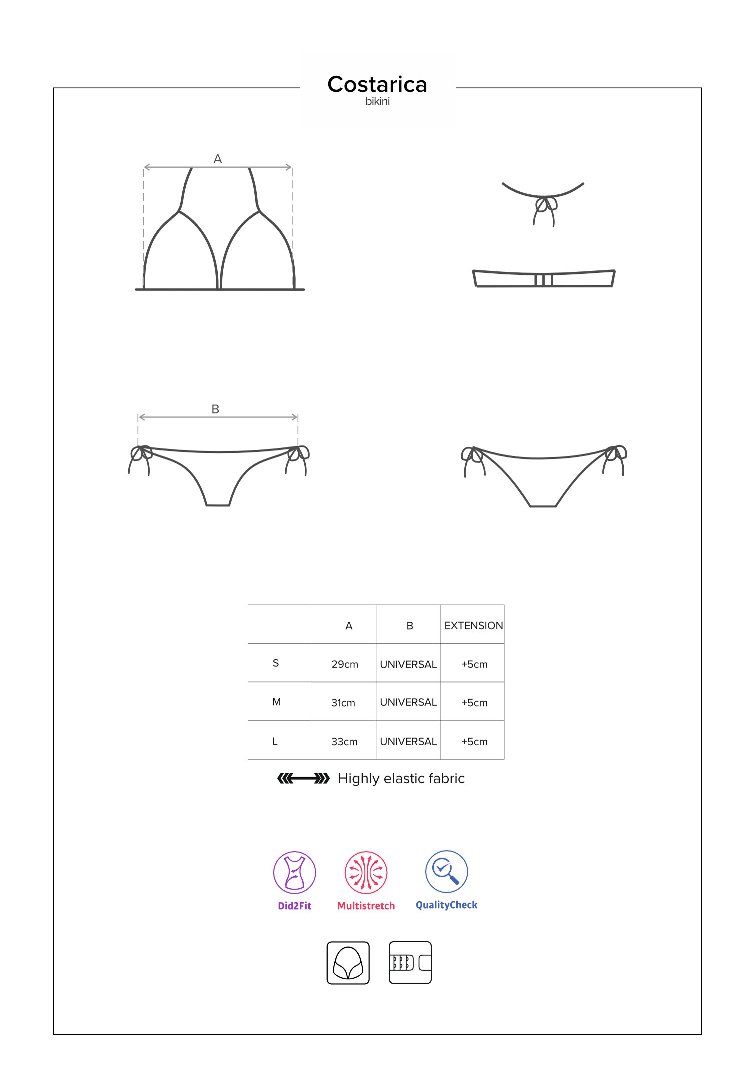 All about the sexy straps! Jump into our ultra-hot and femin... Obsessive - Costarica Bikini - Black - L photo-9