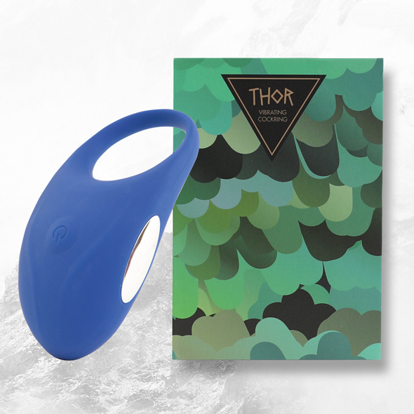 The vibrating cockring Thor of Feelztoys makes your erection... Feelztoys - Thor Vibro Ring - Blue photo-8