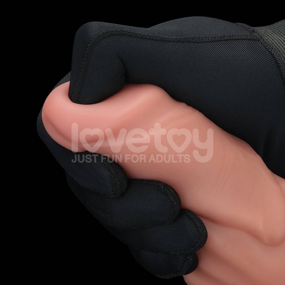 Lovetoy - 10.5" 握住阴茎大码 - 肉色 照片-8