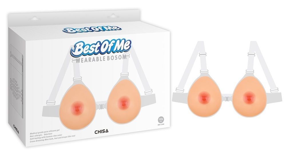 Medical grade pure silicone gel,Nonallergic,
Odorless,wearab... Chisa - Wearable Bosom - Flesh photo-4