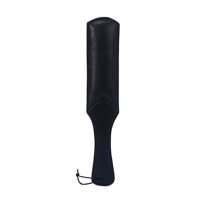 Extremely strong, black leather platformer suitable for your... Zorbo - Poly Cricket Paddle 15" photo