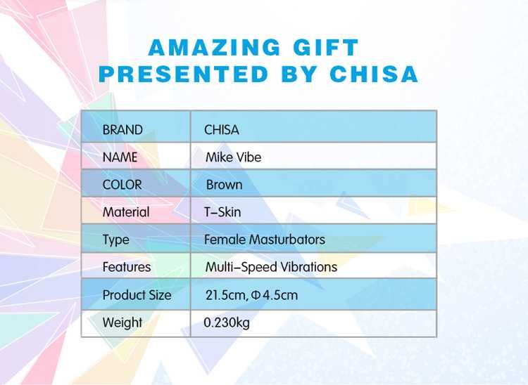 Multi-Speed Vibrations, Waterproof, Phthalate Free.
Materia... Chisa - 7.3″ Mike Vibe Dildo - Brown photo-10