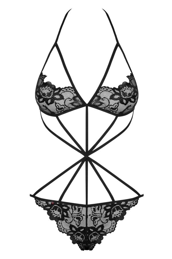 One-piece, sexy and delicate in the same time teddy with imp... Obsessive - Imperia Teddy - Black - S/M photo-4