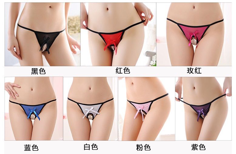 Pearl open double thong
One size (160/85). Suitable... SB - Panties T204 - Pink photo-8