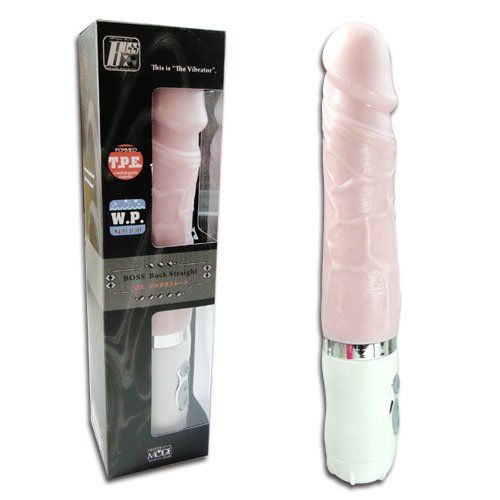 Boss - Back Straight Realistic Vibrator - Pink photo