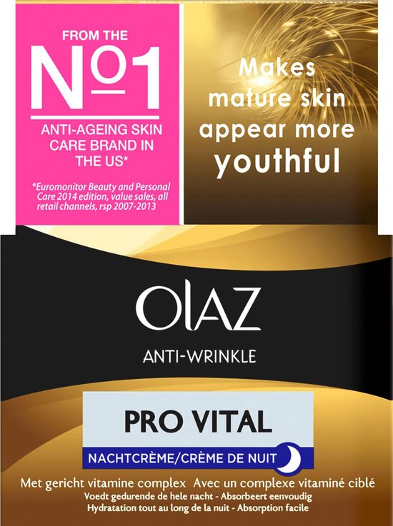 Anti-Wrinkle Pro Vital night cream is specifically designed ... Olaz - Anti Wrinkle Provital Night Cream - 50ml photo-3