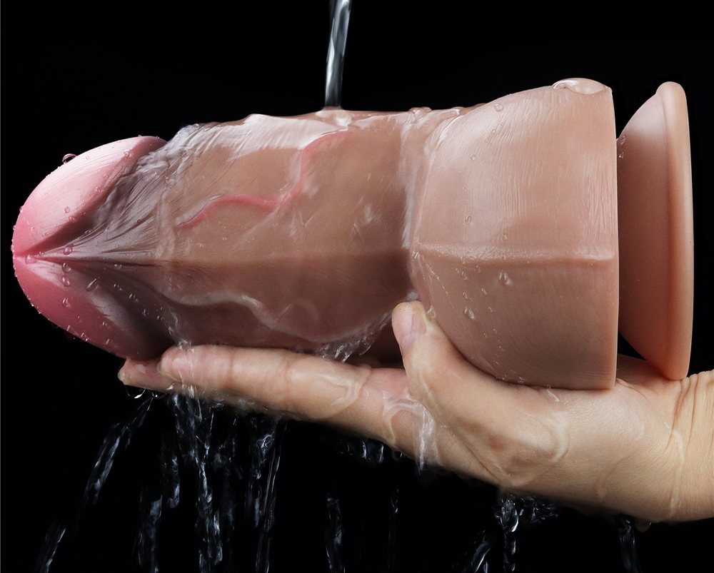 Lovetoy - 7" 双层肥大仿真阳具 照片-13