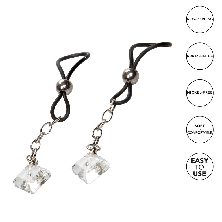 Push sensation to the next level and enjoy teasing nipple pl... CEN - Non-Piercing Nipple Jewelry Crystal Gem photo-2