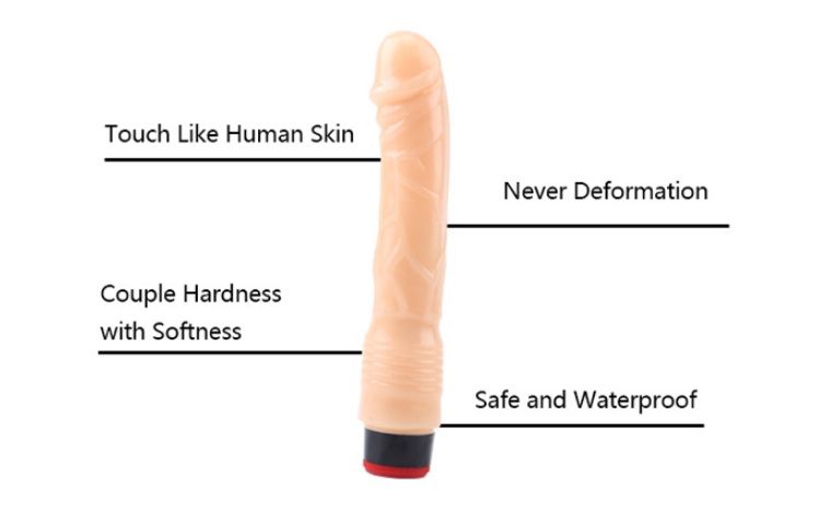 Material:T-Skin
Product Size:22cm.¢3.3cm
Product Weight:0.12... Chisa - 9″ Vibe Cock TPE - Flesh photo-8