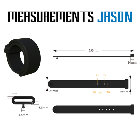 ROOSTER JASON is a firm, strap design, cock ring that can be... Velv'Or - Rooster Jason Ring - Black photo-6