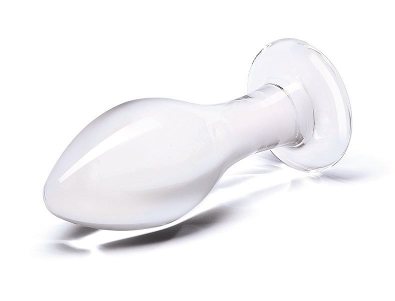 Glas - 4″ Classic Glass Butt Plug photo-3