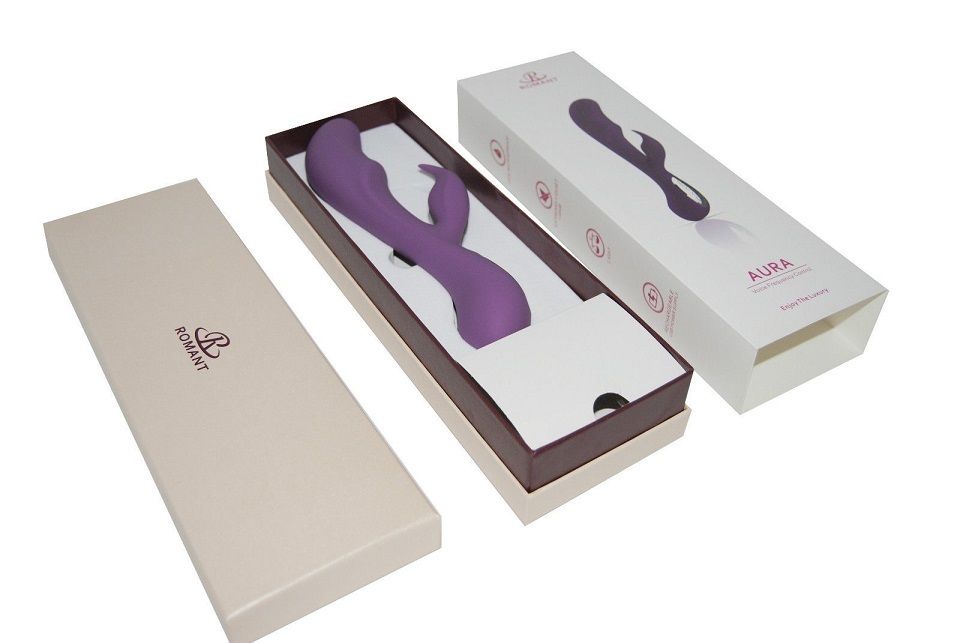 The Aura Rose Rabbit and G-Spot personal massager provides f... RM - Aura Voice-Controlled Rabbit - Purple photo-4