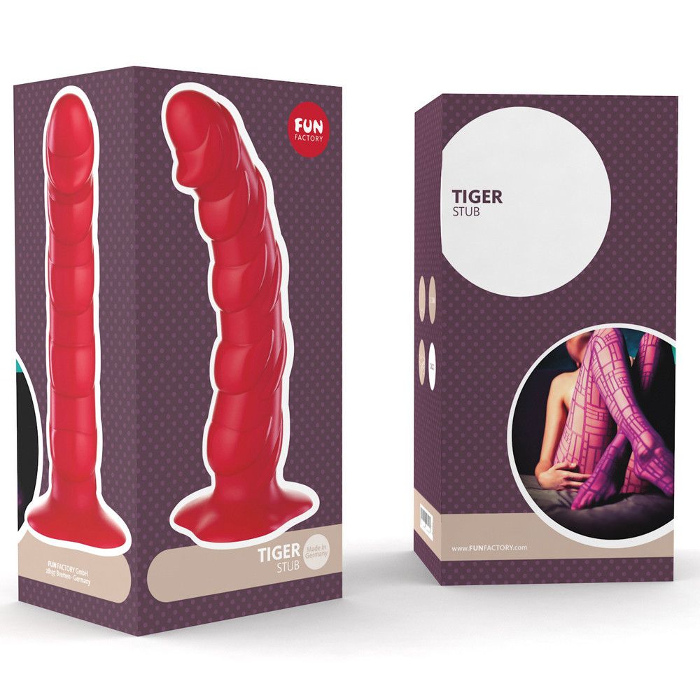 TIGER is the largest dildo from FUN FACTORY. At 19 cm long a... Fun Factory - Anal Tiger - Red photo-15