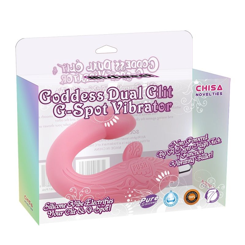 Material:ABS+Silicone
Product Size:25cm,Φ4cm
Product Wei... Chisa - Goddess Dual Glit G-Spot Vibrator - Pink photo-4