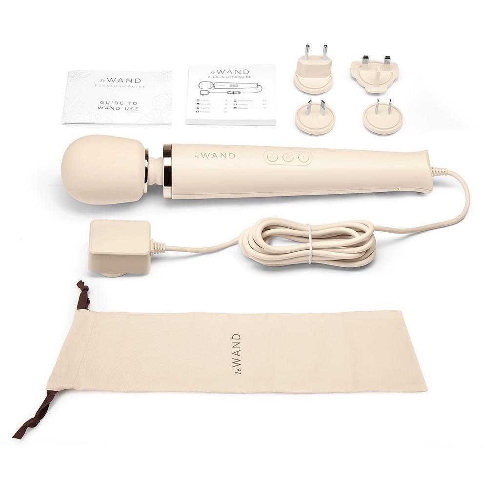 Classic makes a comeback! We took our award-winning OG wand ... Le Wand - Plug-In Massager - Cream photo-8