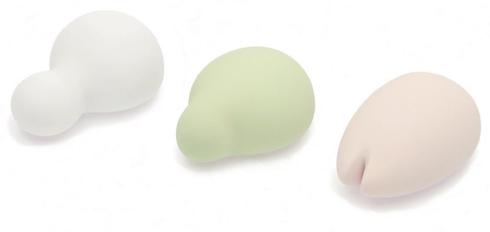 Vibrator sex toy for women designed by Tenga using soft touc... Iroha - Yukidaruma Massager - White photo-6