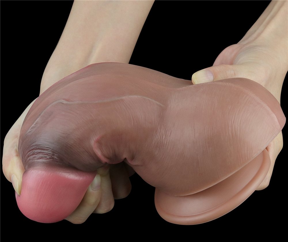 Lovetoy - 7" 双层肥大仿真阳具 照片-6