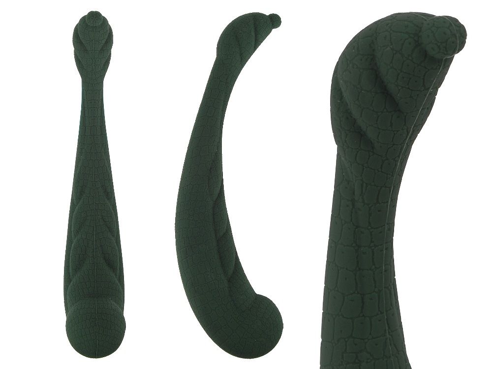 What we have here is a new type of reptile skin textured dil... Rends - Croco 02 Crocodile Double Dildo photo-4