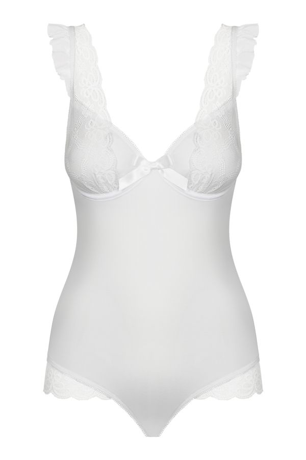 Have you been waiting for a teddy that will make your fantas... Obsessive - Julitta teddy - White - S/M photo-7