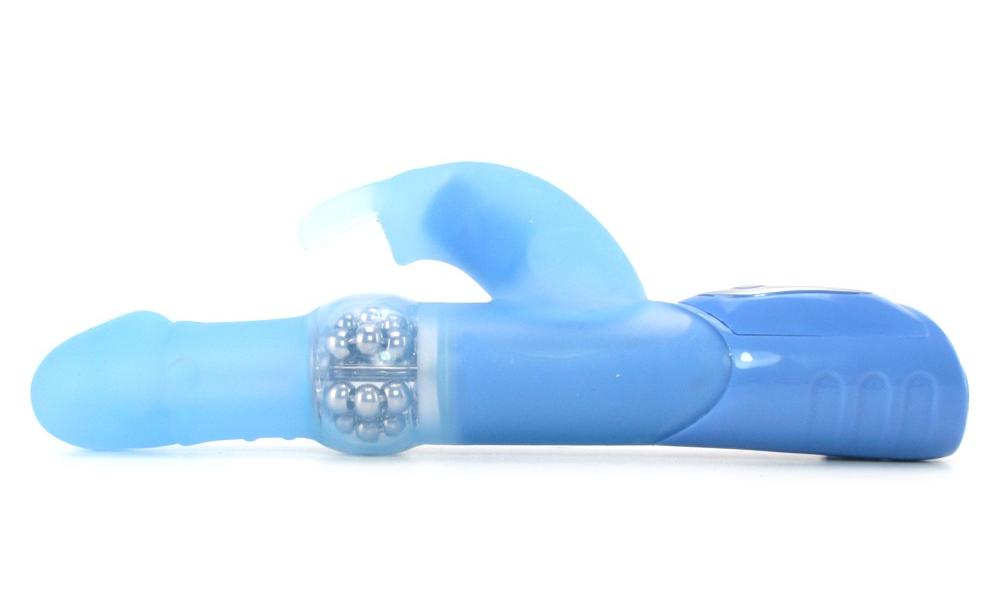 The luxurious Premium Silicone Jack Rabbit is the ultimate c... CEN - Premium Silicone Jack Rabbit - Blue photo-5