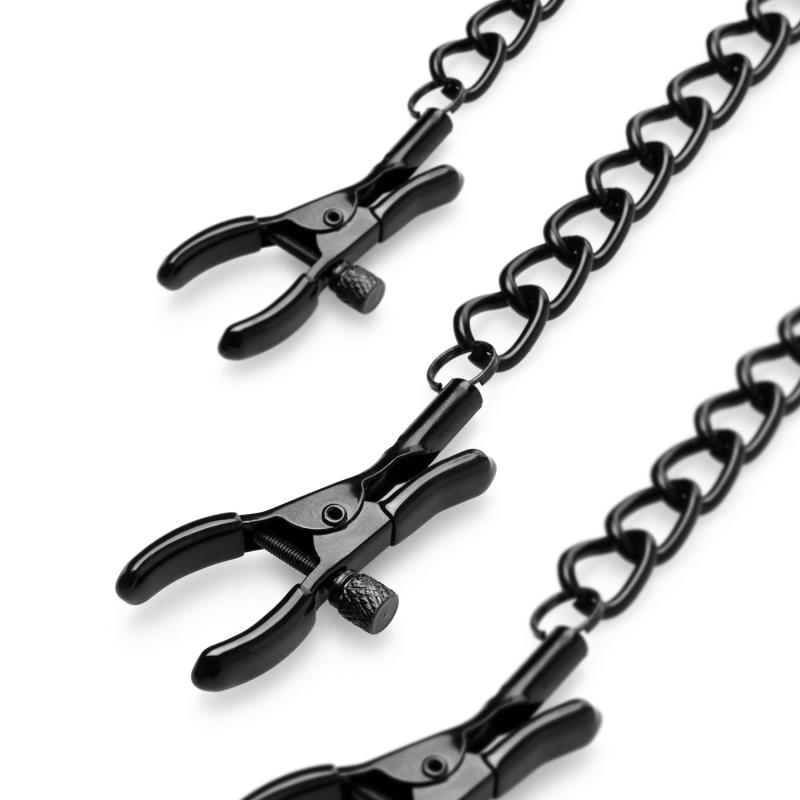 Bedroom Fantasies - Nipple & Clitoral Clamps - Black Bedroom Fantasies - Nipple & Clitoral Clamps - Black 照片-4