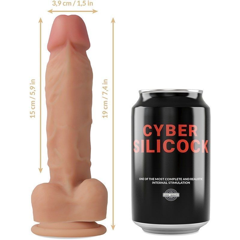 The natural shape and composition of the cybersilicock mater... Cyber Silicock - Oliver Ultra Realistic Dildo 19cm photo-5