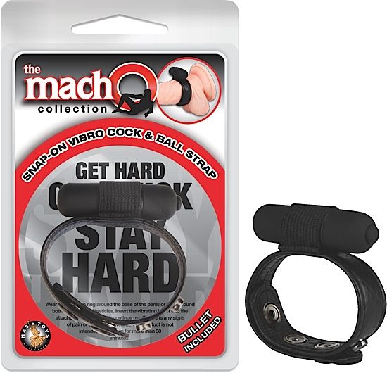Macho Snap-On Vibro Cock and Ball Strap is amazingly versati... Nasstoys - Snap On Vibro Cock & Ball Strap photo-11